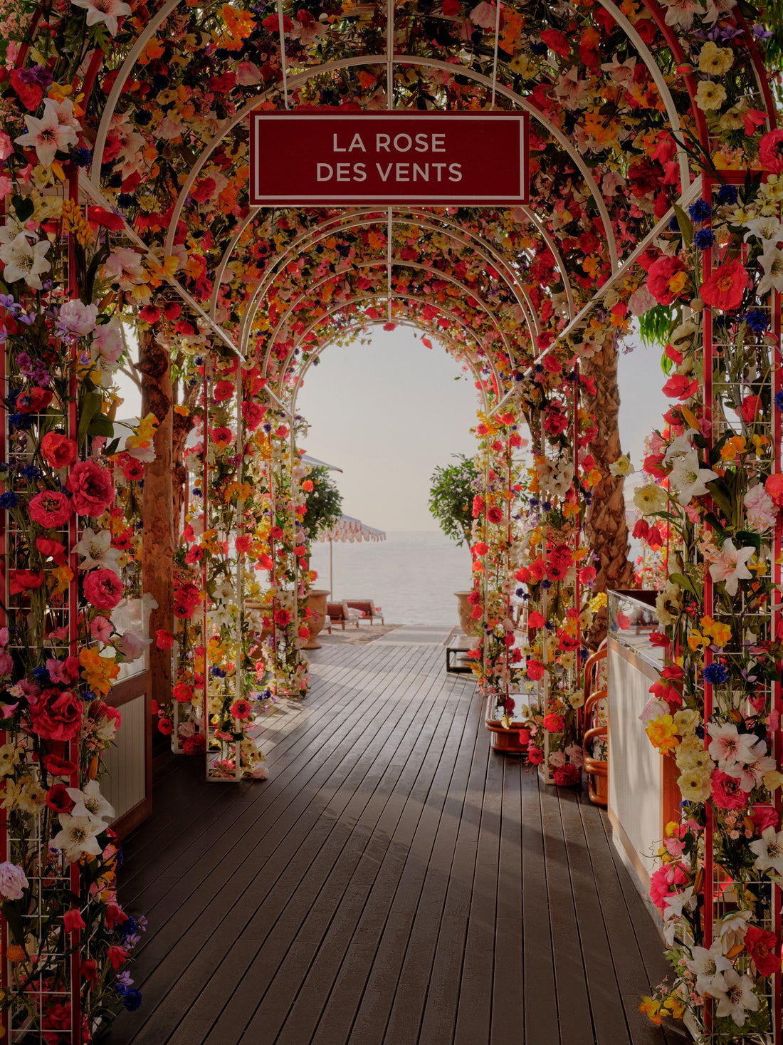 Gucci’s flower-festooned pop-up in Monte Carlo