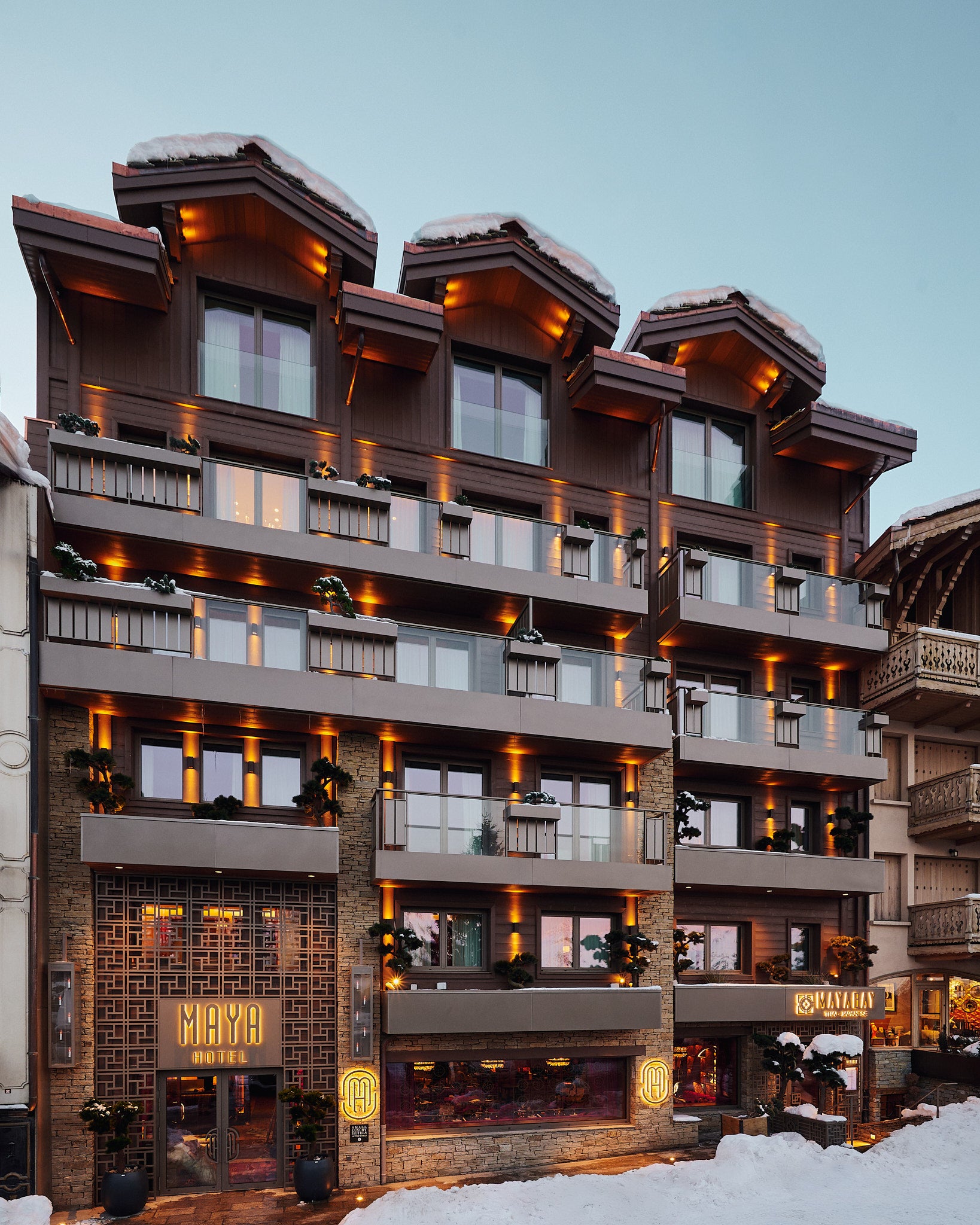 The new Maya Hotel Courchevel 1850. Photography courtesy of Maya Hotel Courchevel 