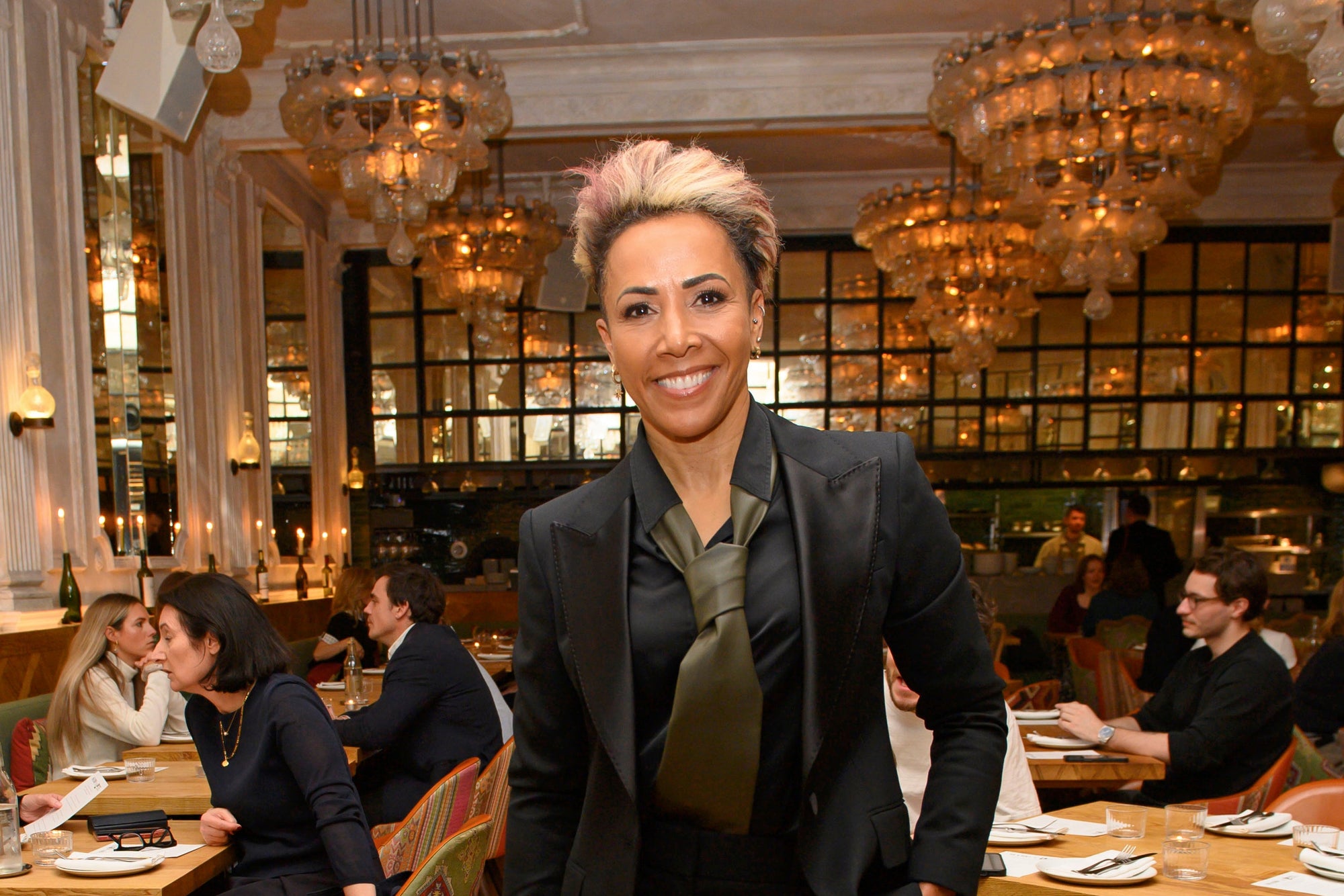 Dame Kelly Holmes at Sucre London's Origins event, a night of food and classical music