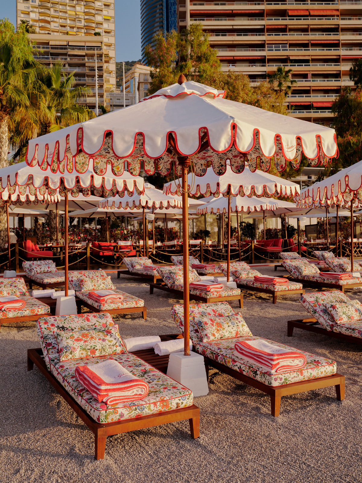 Gucci’s flower-festooned pop-up in Monte Carlo