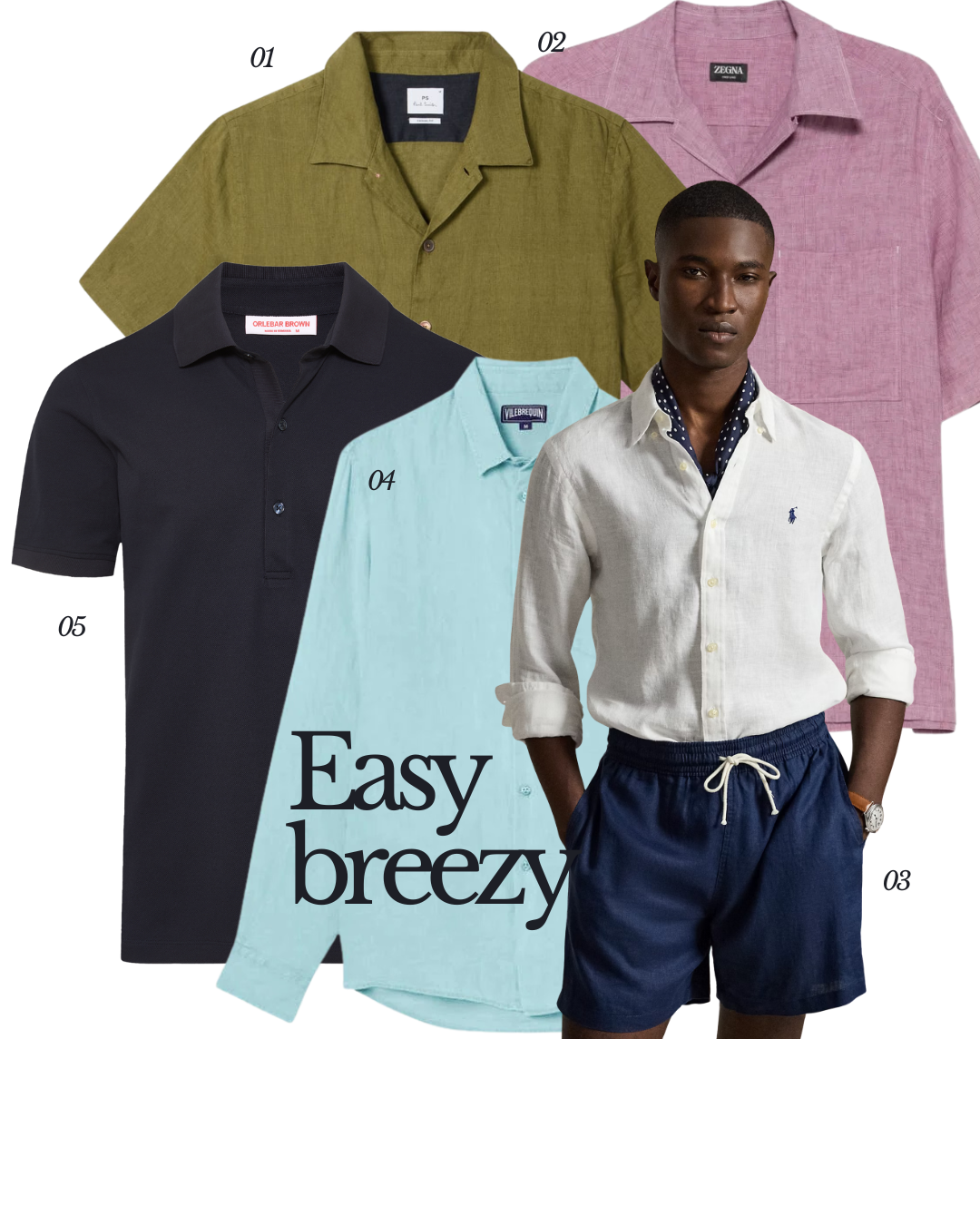 Men's fashion: How to stay cool in a Heatwave