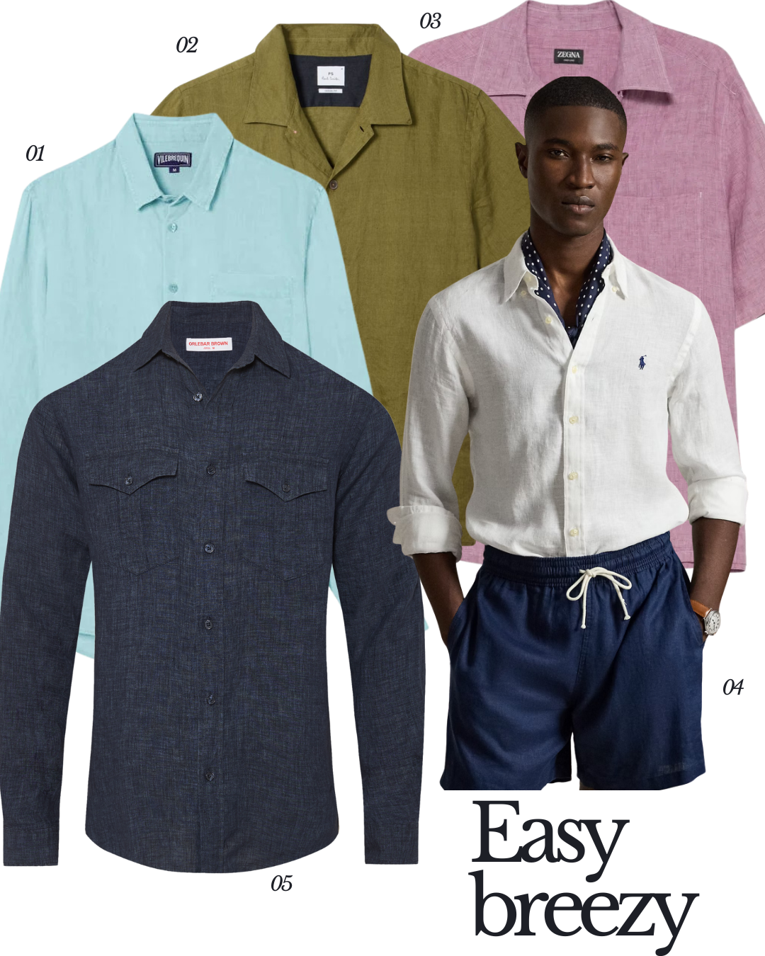 Men's fashion: How to stay cool in a Heatwave