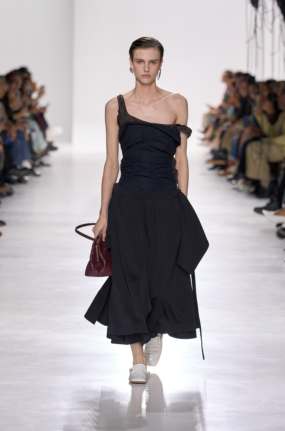 Bottega Veneta Spring 2026 ready-to-wear runway. Image courtesy of ...